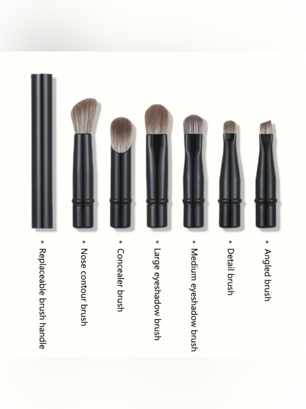 6 pcs Mini Travel Makeup Brush Set - Picture 2 of 2